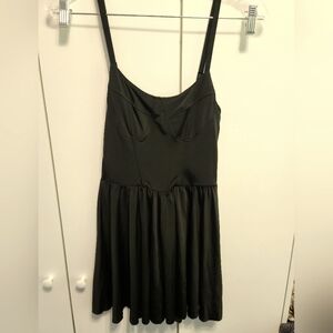 Urban Outfitters black bustier romper